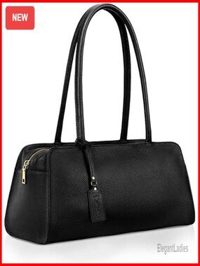 Medium Top-Handle Tote Satchel Shoulder Bag Hobo Leather Handbag